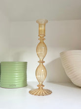 Load image into Gallery viewer, Pastel Coloured Glass Candlestick Holders