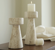 Load image into Gallery viewer, Marble Stone Candle Holder Home Decor