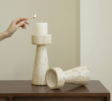 Load image into Gallery viewer, Marble Stone Candle Holder Home Decor