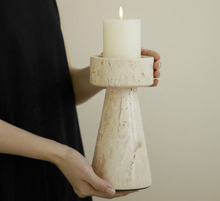 Load image into Gallery viewer, Marble Stone Candle Holder Home Decor