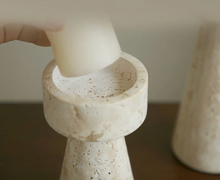 Load image into Gallery viewer, Marble Stone Candle Holder Home Decor
