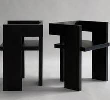 Load image into Gallery viewer, Solid Wood Sculptural Chair