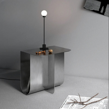 Load image into Gallery viewer, Stainless Steel Minimalist Design Bedside Side Table