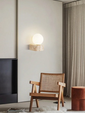 Load image into Gallery viewer, Natural Stone Wall Light Sconce