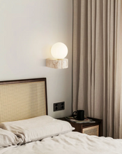 Load image into Gallery viewer, Natural Stone Wall Light Sconce