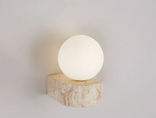 Load image into Gallery viewer, Natural Stone Wall Light Sconce