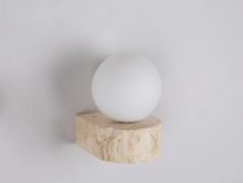 Load image into Gallery viewer, Natural Stone Wall Light Sconce