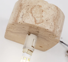Load image into Gallery viewer, Natural Stone Wall Light Sconce