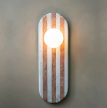 Load image into Gallery viewer, Natural Marble Wall Sconce