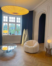 Load image into Gallery viewer, Pleated Saucer Pendant Ceiling Light