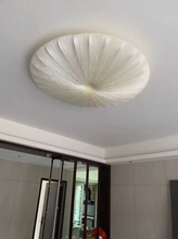 Load image into Gallery viewer, Pleated Saucer Pendant Ceiling Light