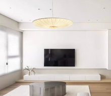 Load image into Gallery viewer, Pleated Saucer Pendant Ceiling Light