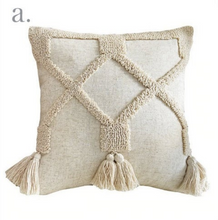 Load image into Gallery viewer, Handmade Cotton Linen Woven Cushion Cover