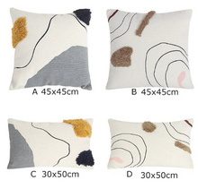 Load image into Gallery viewer, Geometric Cotton Woven Cushion Cover