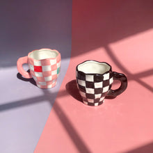 Load image into Gallery viewer, Check Mug (different colours available)