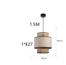 Load image into Gallery viewer, Colourful Rattan Ceiling Pendant Light