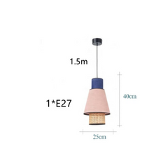 Load image into Gallery viewer, Colourful Rattan Ceiling Pendant Light