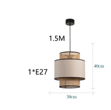 Load image into Gallery viewer, Colourful Rattan Ceiling Pendant Light