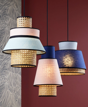 Load image into Gallery viewer, Colourful Rattan Ceiling Pendant Light