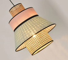 Load image into Gallery viewer, Colourful Rattan Ceiling Pendant Light