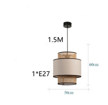 Load image into Gallery viewer, Colourful Rattan Ceiling Pendant Light