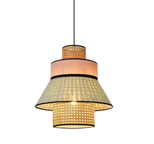 Load image into Gallery viewer, Colourful Rattan Ceiling Pendant Light