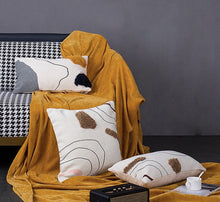 Load image into Gallery viewer, Geometric Cotton Woven Cushion Cover