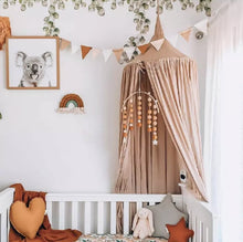 Load image into Gallery viewer, Beautiful Kids Canopy Made of Cotton, available in different Colours