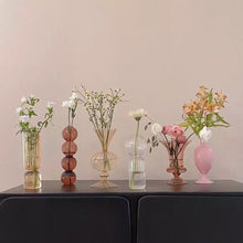 Load image into Gallery viewer, Small Glass Vases for Flower Arrangements