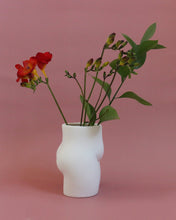 Load image into Gallery viewer, White Ceramic Butt Vase