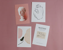 Load image into Gallery viewer, Set of 4 x Art Postcards