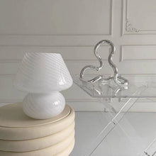 Load image into Gallery viewer, Small Mushroom Glass Table Lamp