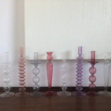 Load image into Gallery viewer, Berry Glass Candlestick Holders