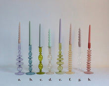 Load image into Gallery viewer, Colourful Glass Candlestick Holders