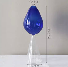Load image into Gallery viewer, Drop shaped glass vase