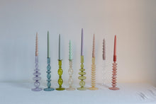 Load image into Gallery viewer, Colourful Glass Candlestick Holders