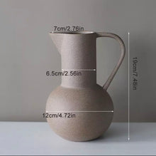 Load image into Gallery viewer, Neutral Ceramic Vase Set (2 piece)