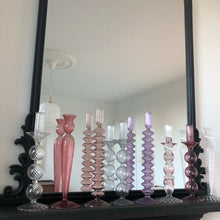 Load image into Gallery viewer, Berry Glass Candlestick Holders