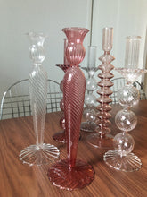 Load image into Gallery viewer, Berry Glass Candlestick Holders