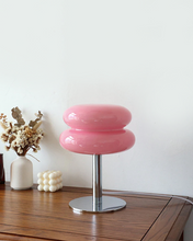 Load image into Gallery viewer, Pink Macaron Glass Table Lamp