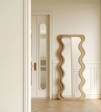Load image into Gallery viewer, Wavy Full-Length Bouclé Mirror