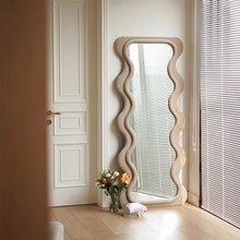 Load image into Gallery viewer, Wavy Full-Length Bouclé Mirror