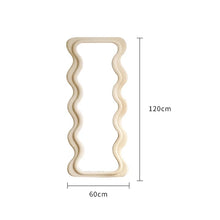 Load image into Gallery viewer, Wavy Full-Length Bouclé Mirror