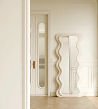 Load image into Gallery viewer, Wavy Full-Length Bouclé Mirror