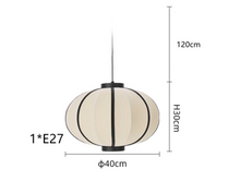 Load image into Gallery viewer, Contrast Ceiling Pendant Light with Textile Ribbon