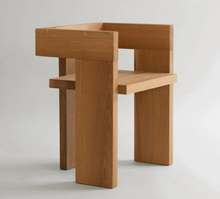 Load image into Gallery viewer, Solid Wood Sculptural Chair
