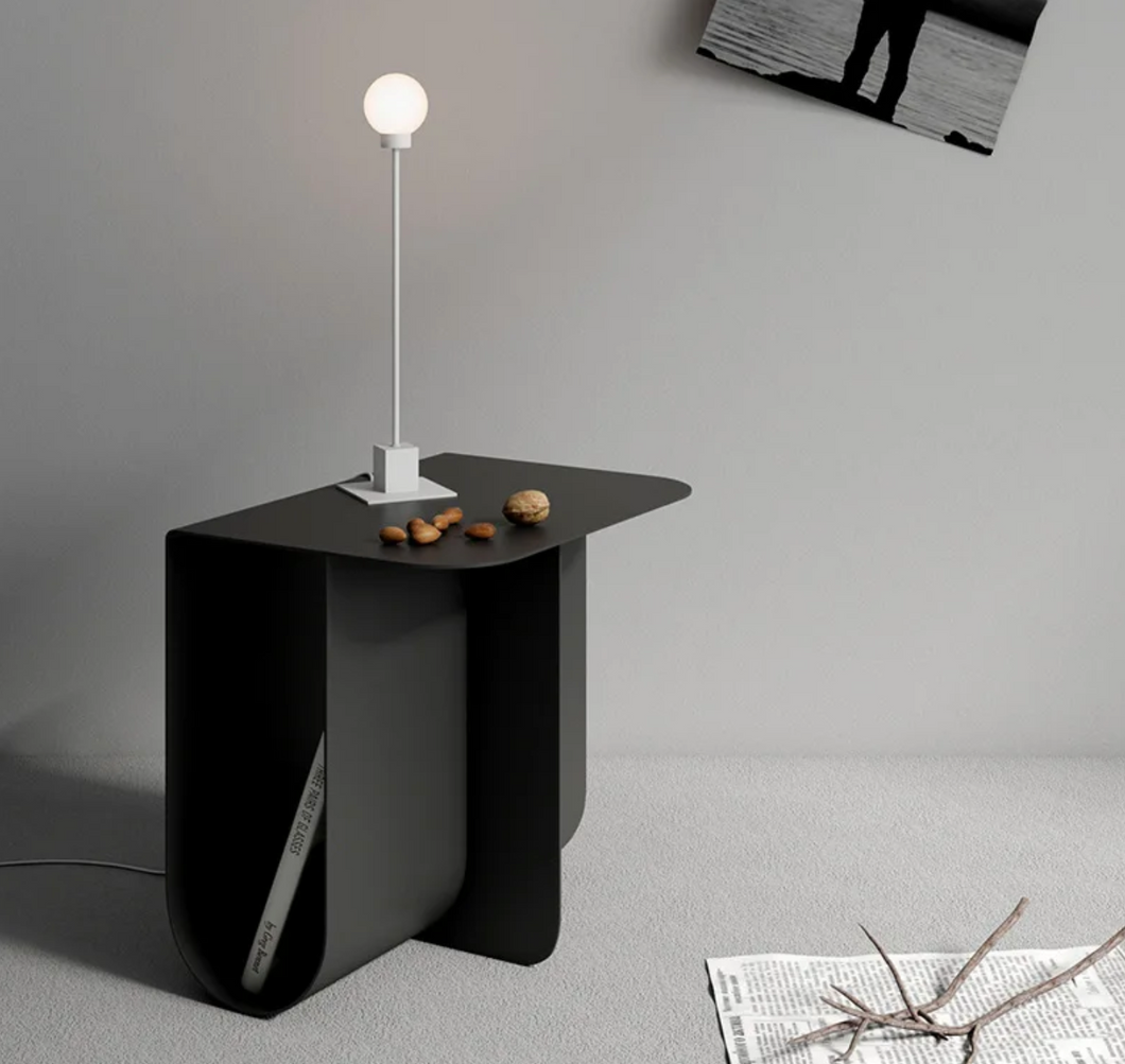Stainless Steel Minimalist Design Bedside Side Table