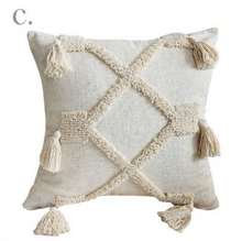 Load image into Gallery viewer, Handmade Cotton Linen Woven Cushion Cover

