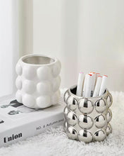 Load image into Gallery viewer, Bubble Make-up Brush Ceramic Holder
