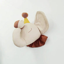 Load image into Gallery viewer, Cotton Plush Elephant Wall Decor
